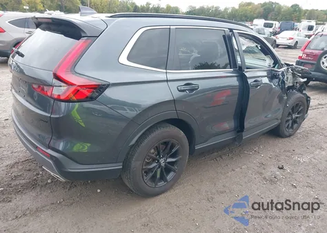 2025 Honda Cr-V Hybrid Sport-L из США, поврежденный, VIN 7FARS6H81SE029496